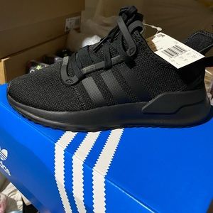 Adidas Core Black U Path Run Sneaker - Kids